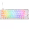 Ducky One 3 Aura White Mini Gaming-Tastatur, RGB-LED - MX-Silent-Red