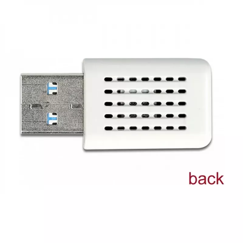 WLAN Netzwerkkarte DeLOCK 12770 USB 5000 Mbit/s Kabellos Weiß