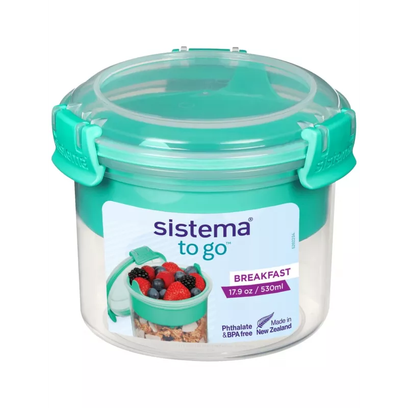 Sistema Kunststoffs Sistema To Go Breakfast - Aufbewahrungsbehälter-Set für Lebensmittel