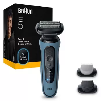 Elektrorasierer BRAUN Series 5 Modell 52-A1650s, hellblau