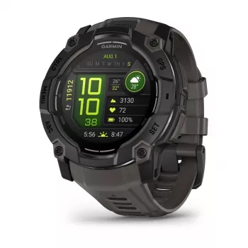 Garmin Instinct 3 AMOLED 3.3 cm (1.3) 50 mm Digital 416 x 416 Pixel Touchscreen Schwarz GPS (Satellit)