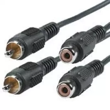 VALUE RCA-Verlängerungskabel duplex ST/BU 5m (11.99.4326)