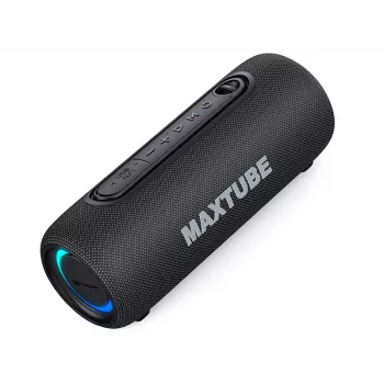 Lautsprecher TRACER MaxTube 20W TWS Bluetooth, schwarz — tragbarer kabelloser Sound, Stereoklang