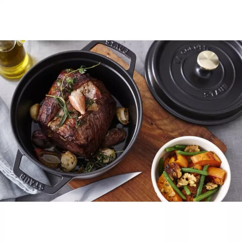 Schmortopf ZWILLING STAUB LA COCOTTE 5,25 L Rund Gusseisen, emailliert, Deckel inklusive