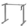 Manuell höhenverstellbarer Schreibtisch MACLEAN MC-790NG — max. Belastung 60 kg, max. Höhe 120 cm
