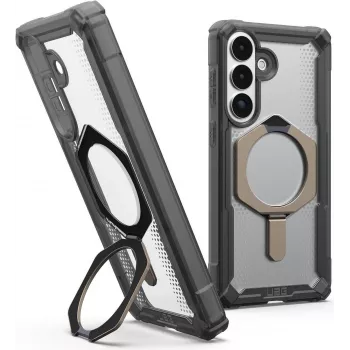 UAG Urban Armor Gear Plasma XTE Kickstand Hülle mit Magnetmodul | Samsung Galaxy S26+ | ash (grau)/transparent/titan | 214523113136 (214523113136)