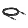 DeLOCK M8 4-poliges Kabel A-kodiert Stecker auf Buchse PUR TPU 3 m