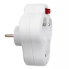 Elektrischer Doppelsteckdosen-Splitter MACLEAN MCE336E mit 2 USB-Anschlüssen, Typ E