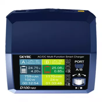 Ladegerät SKYRC D100neo 100W Dual Channel — SKYRC SK-100199-01