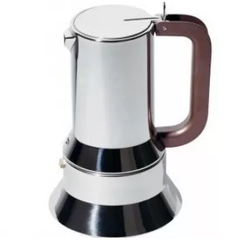 Alessi 9090/1 manuelle Kaffeemaschine Moka-Kanne Edelstahl