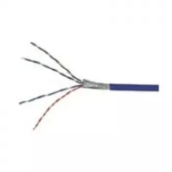 Wentronic Goobay CAT 5e Netzwerkkabel, F/UTP, Blau, 100 m - CCA Kupfergemisch, AWG 26/7 (verseilt), PVC (93265)