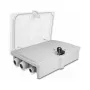 DeLOCK Glasfaserverteilerbox 6 Ports IP55 wasserdicht Grau