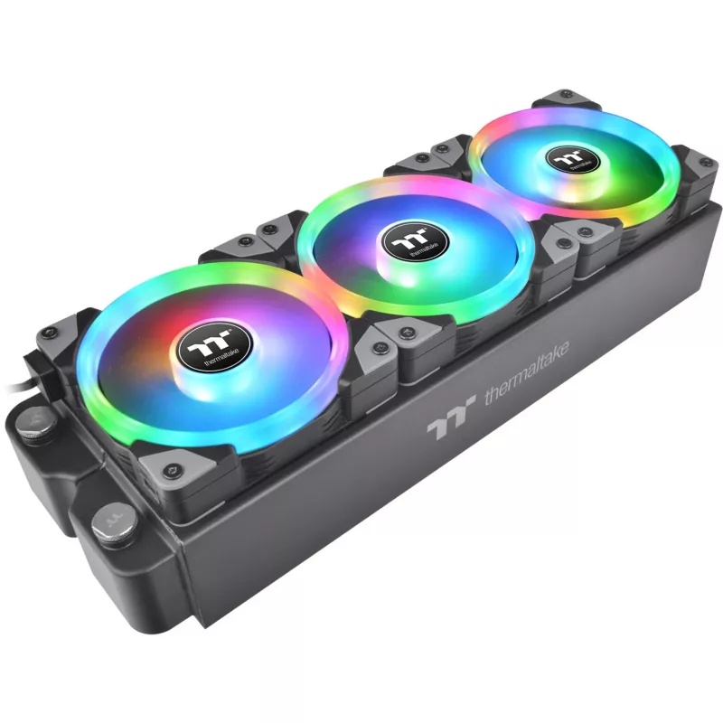 Thermaltake SWAFAN EX12 ARGB 120mm Reverse Blade 3er-Pack - Schwarz