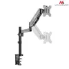 Schreibtisch-Monitorhalterung MACLEAN MC-775 für 32 Zoll (81,3 cm) Bildschirme, VESA 75x75–100x100, bis 8 kg, grau