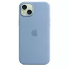 Apple iPhone 15 Plus Silikonhülle mit MagSafe - Winterblau
