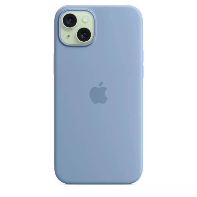 Apple iPhone 15 Plus Silikonhülle mit MagSafe - Winterblau