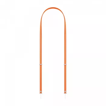 Apple Crossbody-Trageriemen Orange – Länge 2,08 m, rPET und Edelstahl