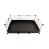 C&C Modular Käfig 3x2 110x75 cm Meerschweinchen, Igel, schwarz