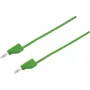 VOLTCRAFT Prüfleitung [Stecker 4 mm - Stecker 4 mm] 0,5 m Grün MSB-300 (MSB-300-0.5-GR)