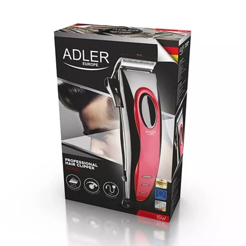 Adler AD 2825 Haarschneider / Haartrimmer Schwarz, Rot