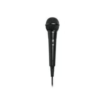 Kabelgebundenes Bühnenmikrofon Muse MC-20 B — Empfindlichkeit -73 dB, 30–15000 Hz, 3 m Kabel, 6,35 mm Klinke, schwarz