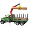 Holztransporter BRUDER MACK Granite mit 3 Stämmen