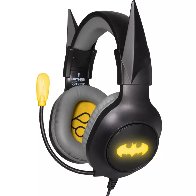 Headset FR-TEC Gaming Headset Batman mit abnehmbaren Ohren
