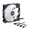 XPG VENTO 120 ARGB PWM (3er-Pack) Schwarz, Lüfter, 12 cm, 300 U/min, 1850 U/min, Schwarz