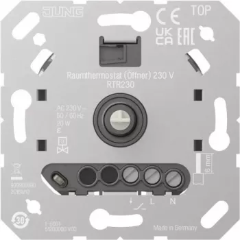 Raumthermostat Jung RTR230, Versorgung 230 V, Schließer (RTR230)