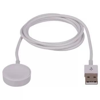 Akyga AK-SW-15 magnetisches Ladekabel für Apple Watch, USB, 1 m, weiß (AK-SW-15)