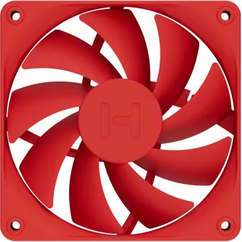 Computer-Kühllüfter HYTE FA12-RR-4 120 mm, 1500 U/min, 72 m³/h, 1,6 mmH2O, Fluiddynamisches Lager, rot, 4er-Pack