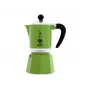 Bialetti Rainbow Moka-Kanne Schwarz, Grün
