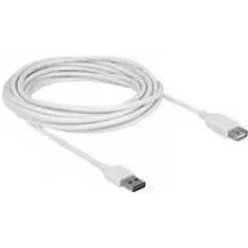USB-Kabel DeLOCK 85202 USB 2.0 5 m Weiß