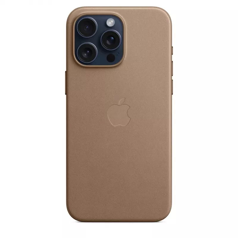 Apple iPhone 15 Pro Max FineWoven Case mit MagSafe – Taupe