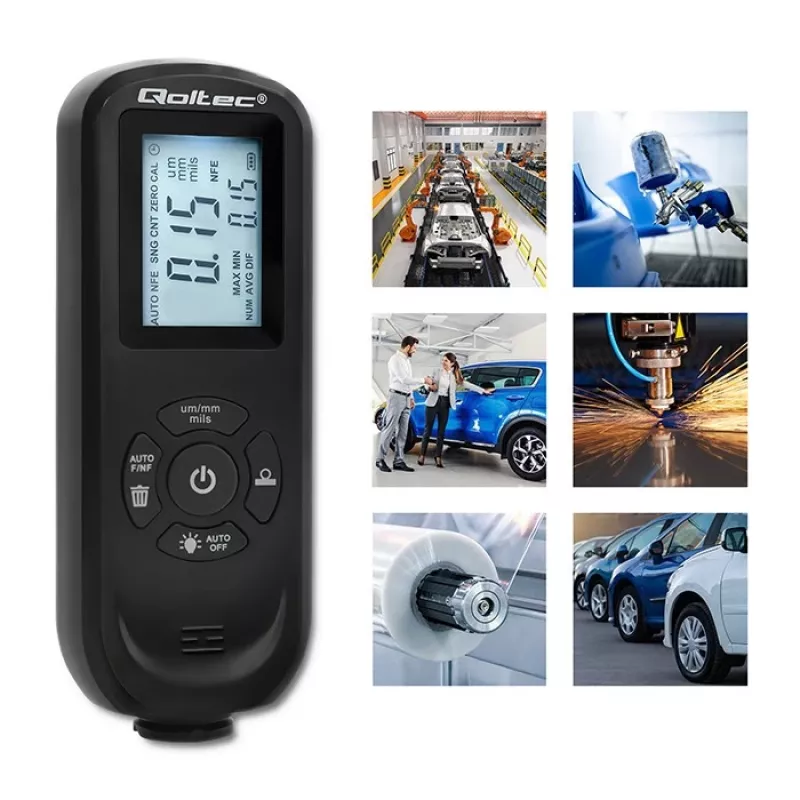 Schichtdickenmessgerät QOLTEC 50646 LCD 0–2000 µm