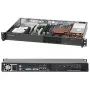 Supermicro - SuperChassis 510-203B (Schwarz) - Rack-Montage 1U - micro ATX 200 Watt Schwarz