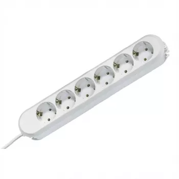 Power Extension Bachmann SMART 6x Schuko H05VV-F 3G 1.50mm² 16A/3680W 5m