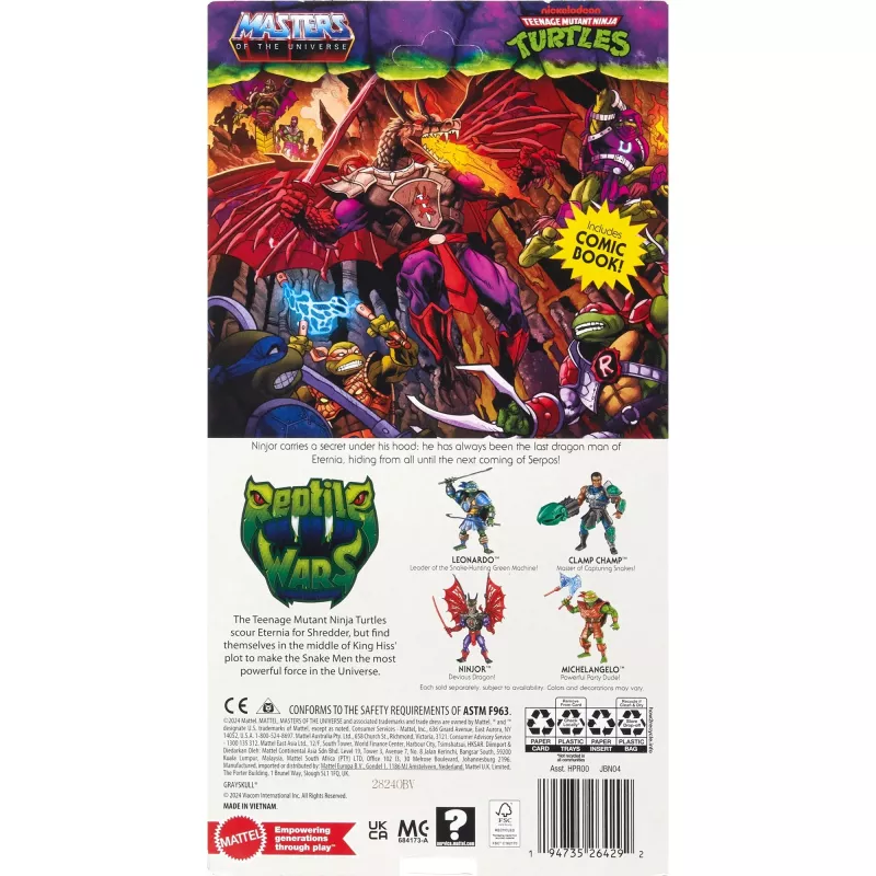 Actionfigur MATTEL MotU Origins TOG Core Mutated Ninjor Sammelfigur JBN04