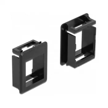Montageset DeLOCK 86761 Schwarz Kunststoff