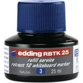 Marker-Nachfülltinte Edding RBTK 25, 25 ml blaue Tinte, Ersatz für Edding-Marker