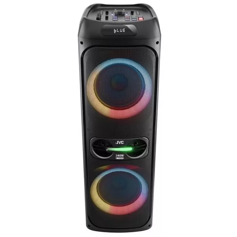 Tragbarer Party-Lautsprecher JVC XS-EP624B — schwarz, batteriebetrieben, Bluetooth