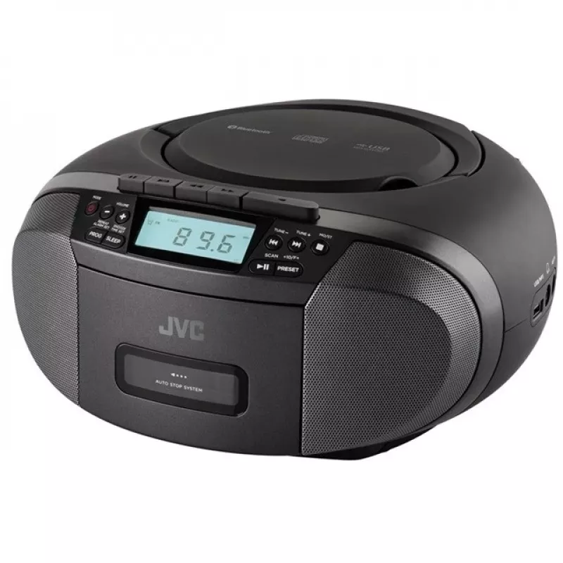 Radio-Player JVC RC-E444B Schwarz mit CD-Player und UKW-Tuner