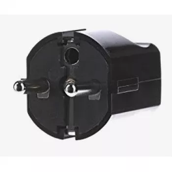 Netzstecker Typ F Bachmann 910.170 Schwarz