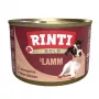 Nassfutter RINTI Gold Lamm 185 g — Alleinfuttermittel für ausgewachsene Hunde in der Dose, 79 % Feuchtigkeit, 10 % Protein, 8 % Fett