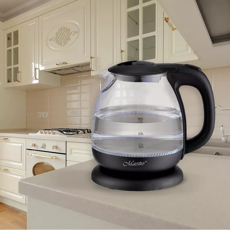 MAESTRO MR-055 Wasserkocher 1 L 1100 W (MR-055-BLACK) Schwarz