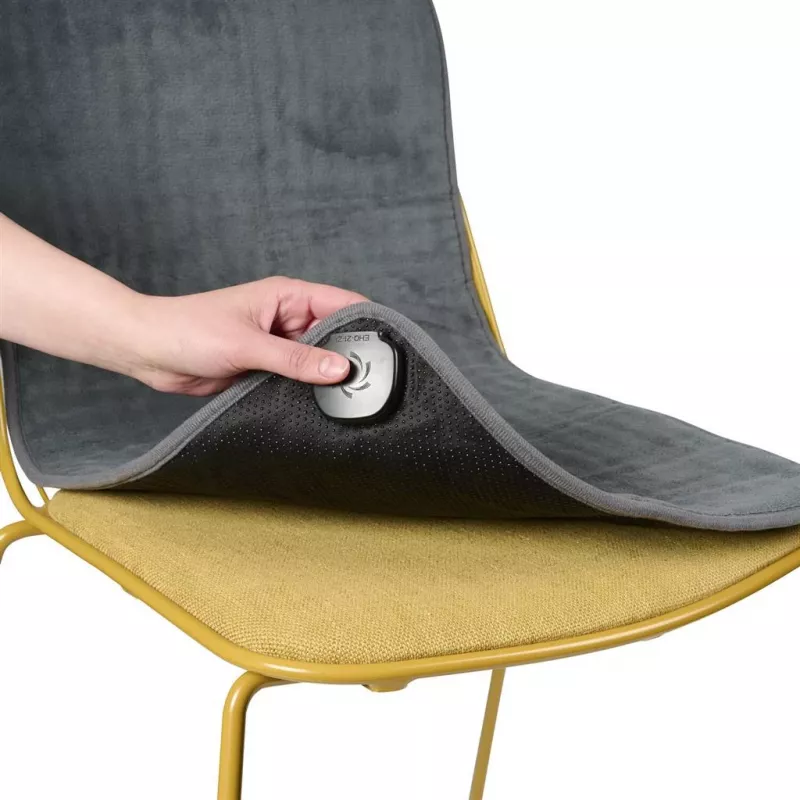 Elektrische Sitzauflage Tristar BW-4772, Fleece 110×40 cm, 100 W, 6 Heizstufen, 1-Personen, waschbar, Fernbedienung