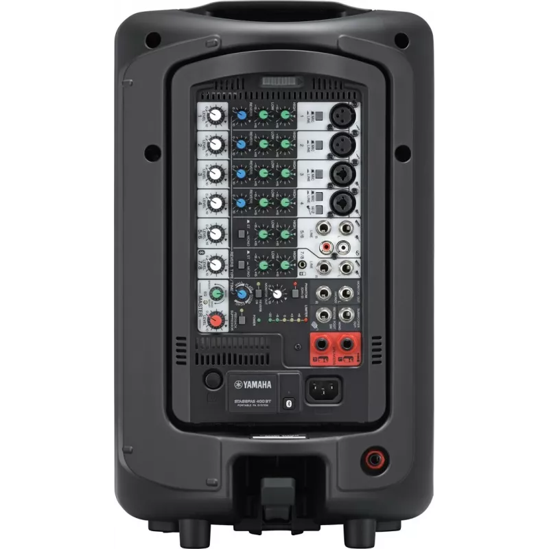 Freistehendes PA-System YAMAHA Stagepas 400BT — 400 W, 2-Wege, 10-Kanal-Mischpult, Bluetooth 4.1, schwarz