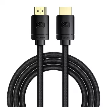Baseus High Definition Series HDMI 2.1 Kabel, 8K 60Hz, 3D, HDR, 48Gbps, 2m (schwarz)