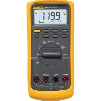 Fluke Corporation 83V - 98 mm - 52 mm - 201 mm - 624 g - Batterie/Akku - Alkali (3947847)