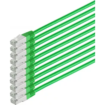 Netzwerkkabel ShiverPeaks 75711-H0.5G-SET10 CAT6 S/FTP PIMF, 0,5G Set mit 10 Stück